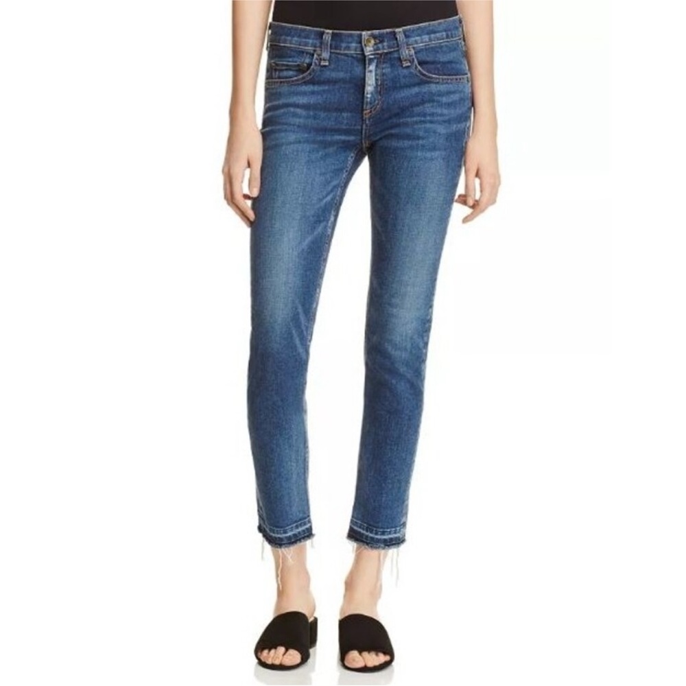 Rag & Bone Dre Capri Jeans in Livingston Wash Size 25
